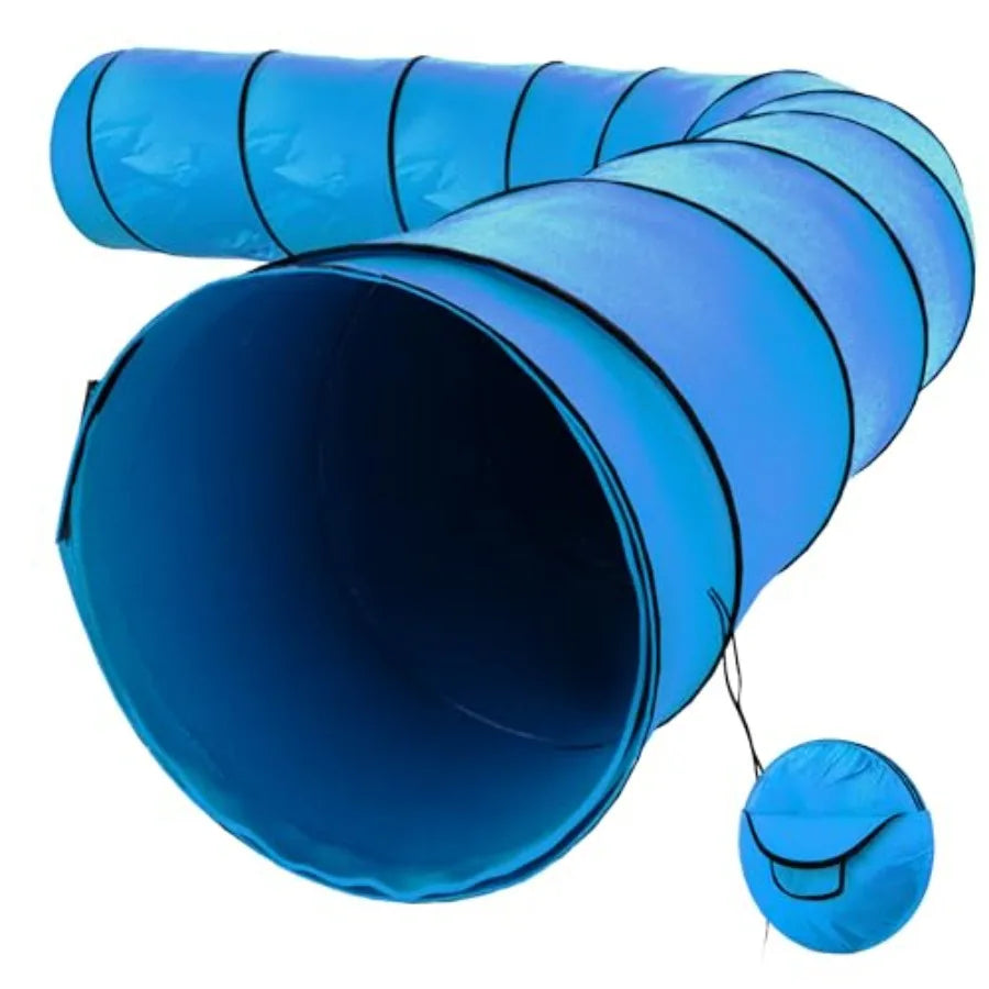 Dog Tunnel Dog Agility Tunnel Agility Equipment 18 Feet Puppy Obstacle Course Pet Playground Crawling Small Medium Large Indoor