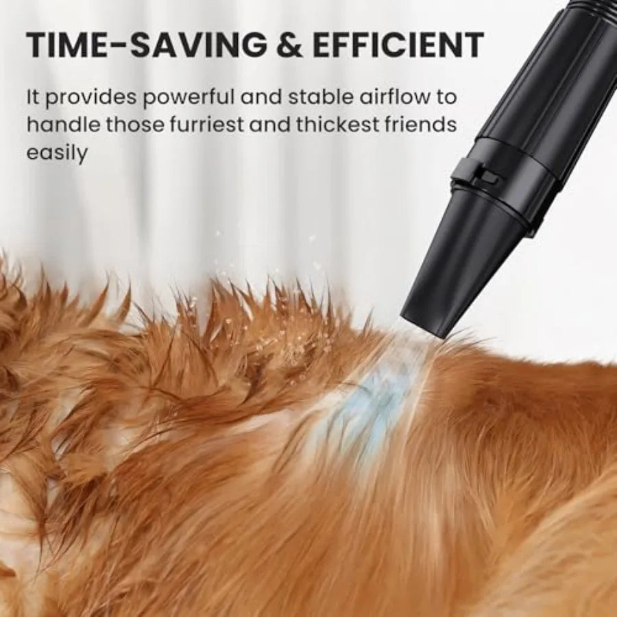 Flying Pig Double Motor High Performance Dog Pet Grooming Dryer Teal Blue