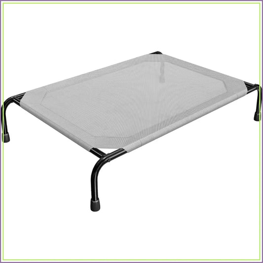 Elevated Dog Bed for Large Breeds, Waterproof Cooling Cot, 200lb Capacity, 47.75"x30.5" Grey
