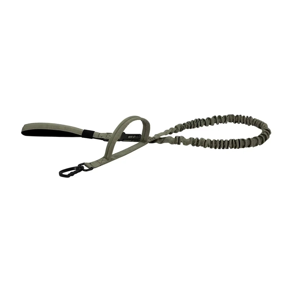 Military Dog Leashes Adjustable Leash Quick Release Elastic Rope With 2 Control Handle For Medium and Small Dogs