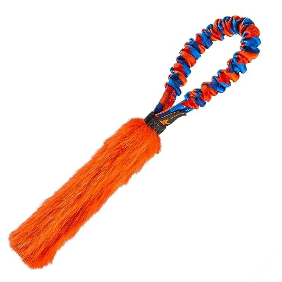 Pocket Fauxtastic Durable Bungee Tug Toy for Dogs Ideal for Interactive Dog Training and Dogs of All Ages Made of Faux Fur