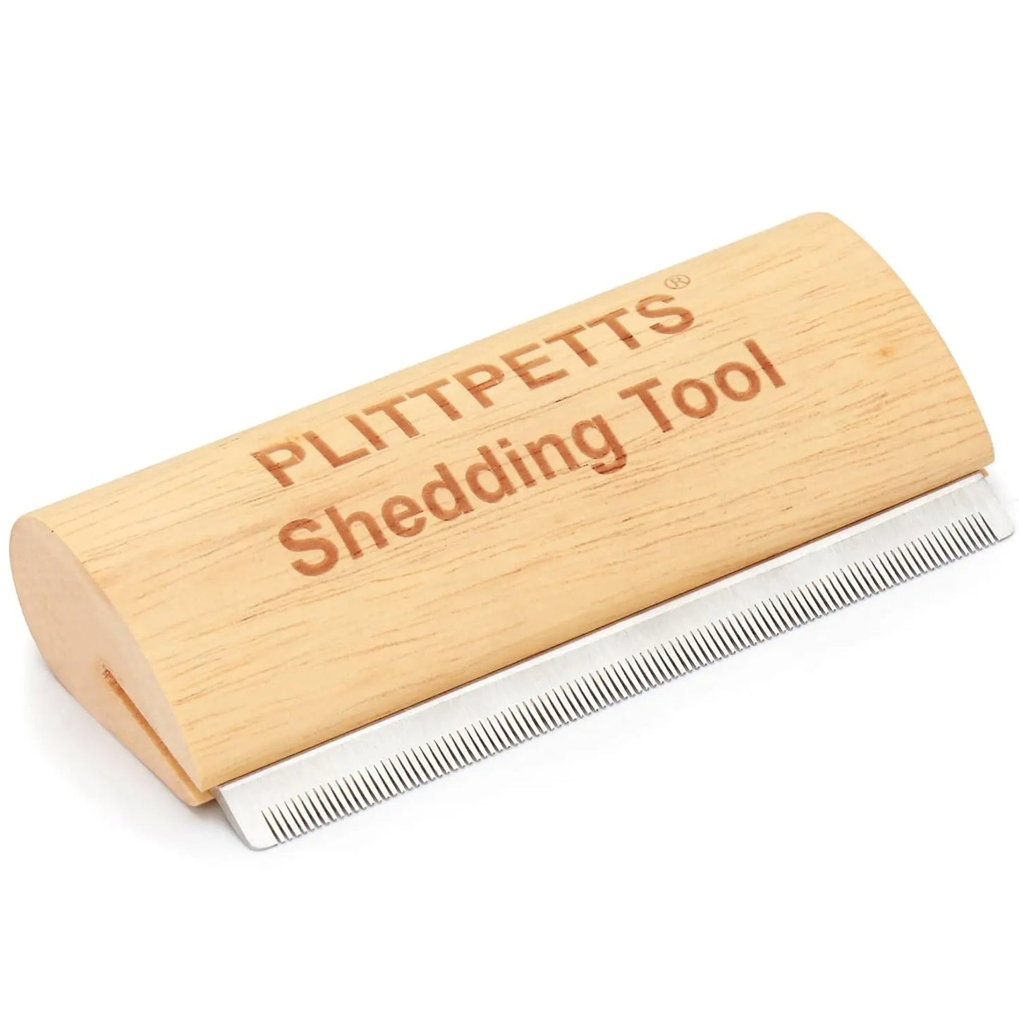Deshedding Brush for Dogs, Cats & Horses - Painless Pet Hair Removal Tool with Ergonomic Handle