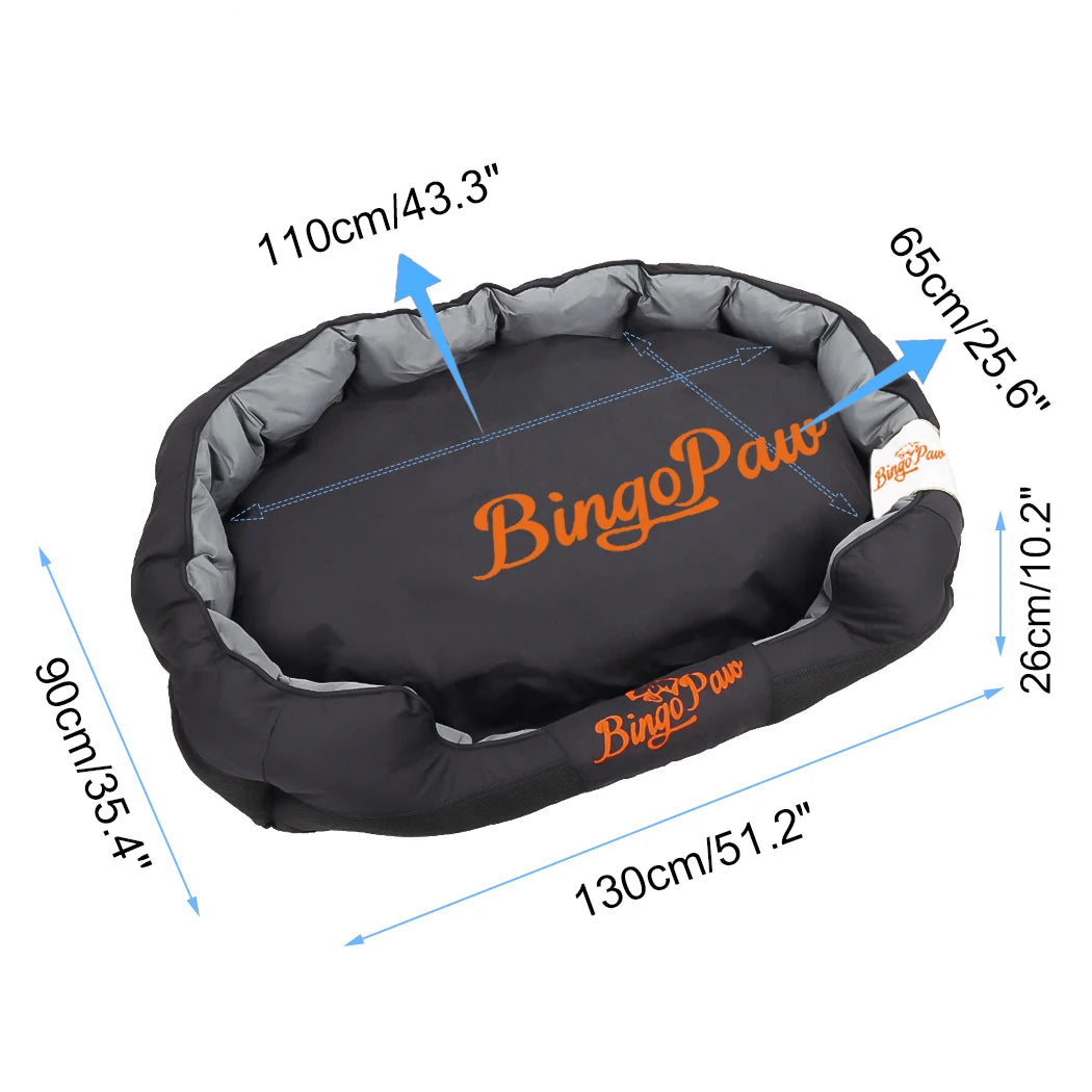 Dog Bed for All Season Pet, Calming Sleeping Mat, Sofa, Kennel Cushion with Removable Cushion, Oxford Cover, L, XL, XXL