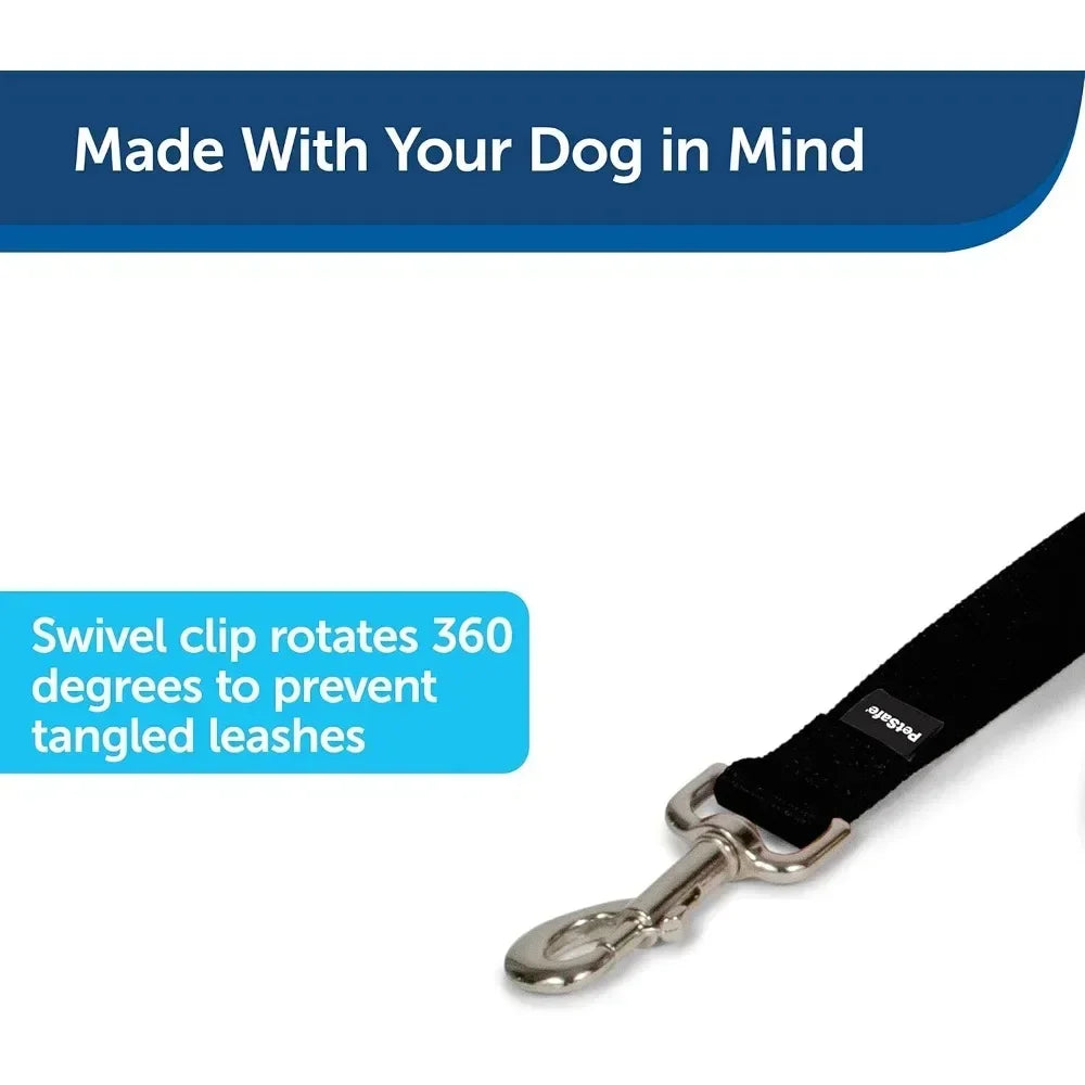 NEW Nylon Dog Leash – Strong, Durable, Traditional Style Leash - Easy to Use Bolt Snap for Small, Medium & Large Dogs – 3/4" x