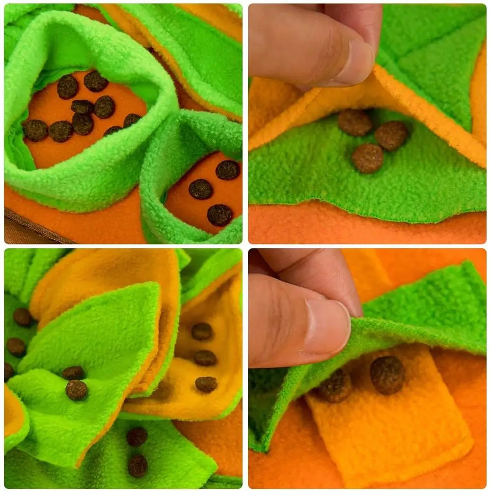 Snuffle Mat for Dogs, Dog Cats Nosework Feeding Mat, Pet Interactive Dog Puzzle Toys Encourages Natural Foraging Skills or Training
