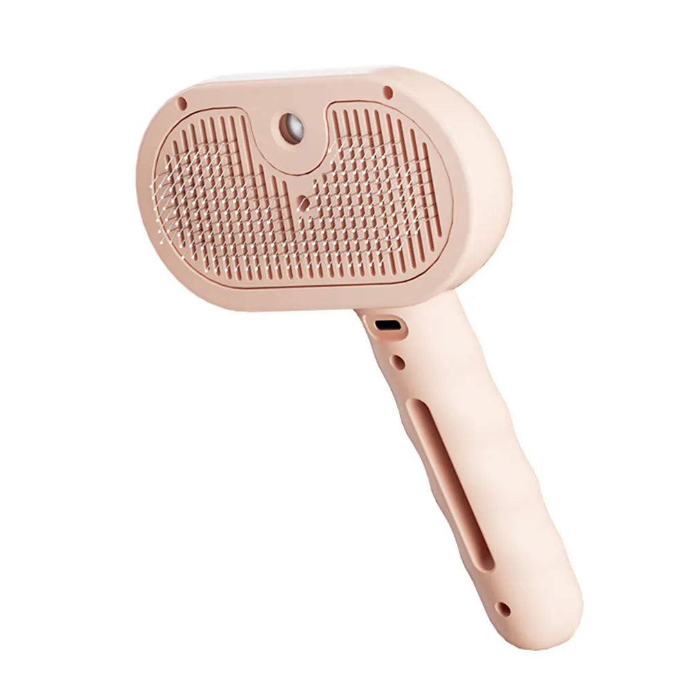 3 in 1 Cat/Dog Steam Brush, Grooming Brush with Release Button, Brush Pet Hair, Cleaning Brush Comb for Cats Dogs Small Animals